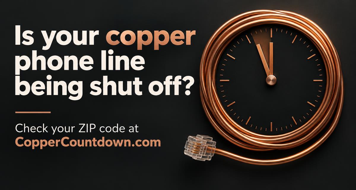 Copper Countdown | Find Your Copper Phone Line Shutoff Date